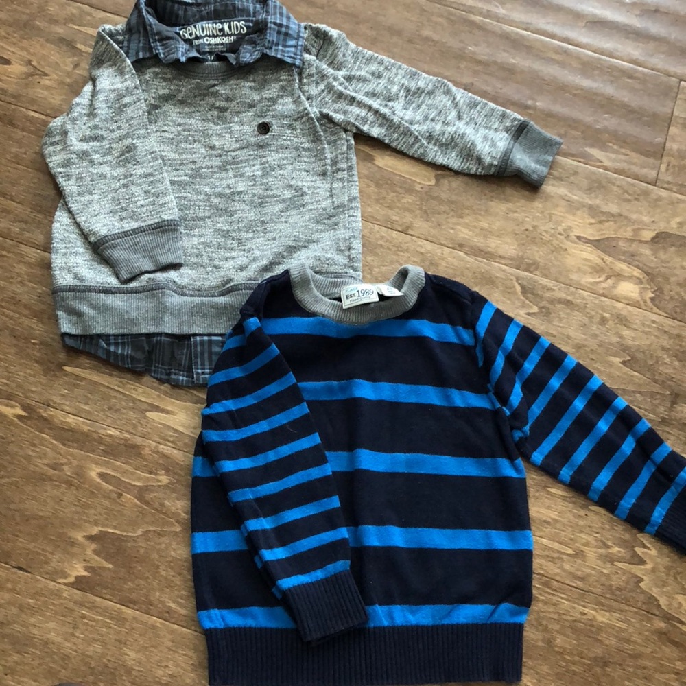 LOT 2 pieces 18mo-24mo toddler sweaters